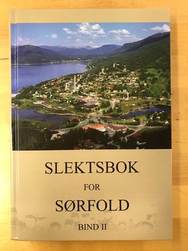 Omslag - Slektsbok for Sørfold Bind 2